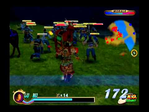 Dynasty Warriors 2 - Lu Bu at Wuzhang Plains (Hard Difficulty)