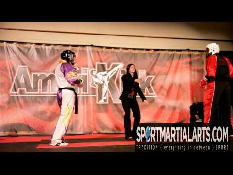 Julio Lugo v Anthony Merricks - Men's Sparring Grands - Amerikick Internationals 2013