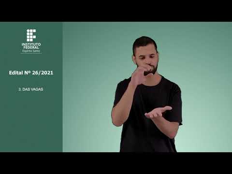 Edital nº 26/2021 do Processo Seletivo para o curso de Pós-graduação em Geoprocessamento [Libras]
