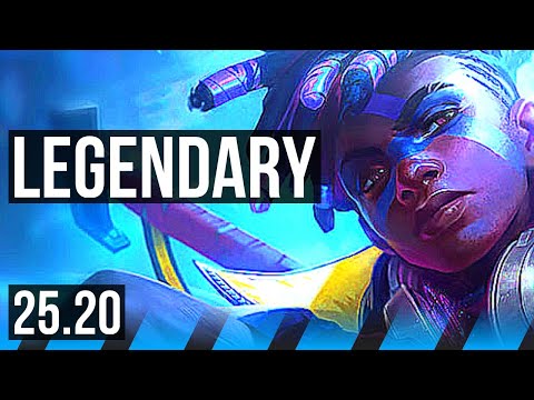 EKKO vs KATARINA (MID) | 9/0/4, 1800+ games, Legendary | EUW Grandmaster | 25.20