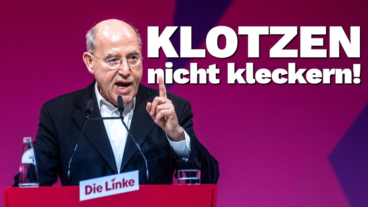 Gysi spricht KLARTEXT! Geheimplan "Aktion Silberlocke" enthüllt!