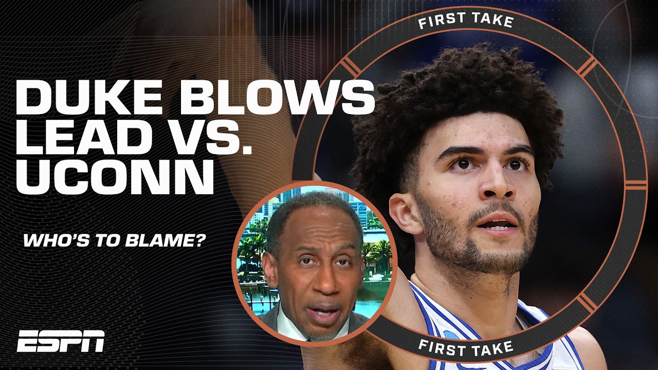 Stephen A. on Duke’s loss to UConn: When they lose, they lose in DRAMATIC FASHION! | First Take