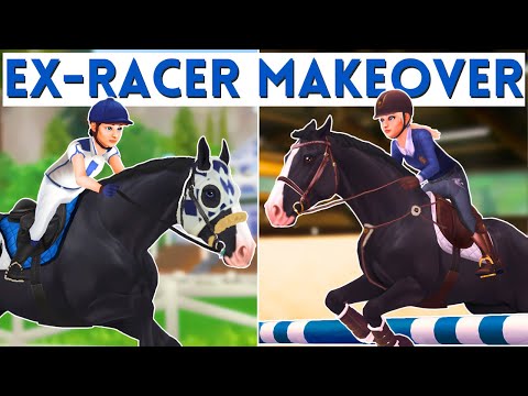 Vollblut-Makeover abseits der Rennstrecke: Vom ehemaligen Rennpferd zum Showpferd | Realistisches...