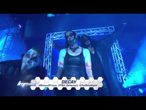 TNA IMPACT WRESTLING Decay Entrance & Intro - Monsters Ball 2/16/16
