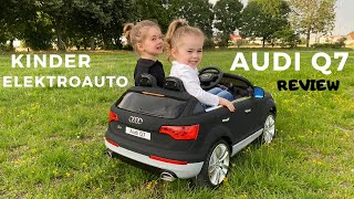 Geschenkidee für Kleinkinder | UNBOXING Audi Q7 Kinder Elektroauto - Miweba