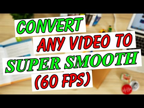 Convert  Videos to Super Smooth (60 Frames Per Second) || Gimbal like Videos || Samples Included Video