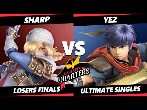 Captain's Quarters 6 Losers Finals - Sharp (Sheik, ZSS, Joker) Vs. Yez (Ike) SSBU Smash Ultimate