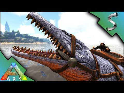 BASILOSAURUS TAMING! ALPHA MEGALODONS AND UNDERWATER CAVE! - Ark: Survival Evolved [S4E29]