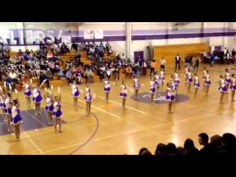 Santiago Drill Team - basketball routine 2014