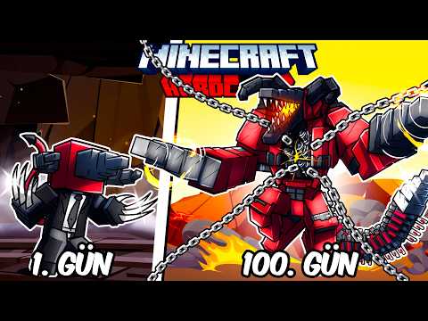 Hardcore Minecraft'ta KÖTÜ DRILLMAN Olarak 100 Gün Geçirmemin Hikayesi...