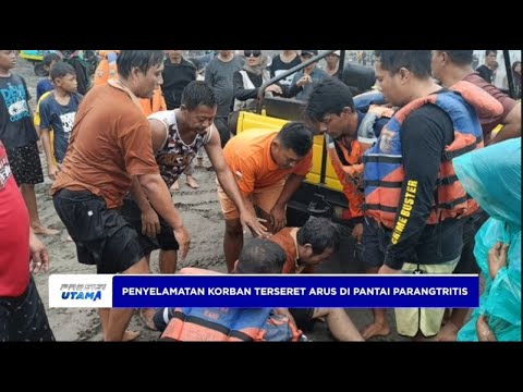 TIM SAR POLAIRUD POLDA DIY SELAMATKAN KORBAN TERSERET ARUS
