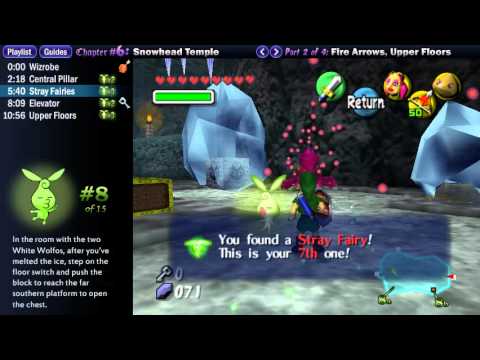 Legend of Zelda Majora's Mask Walkthrough 06 (2/4) "Snowhead Temple: Fire Arrows & Upper Floors"