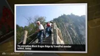 preview picture of video 'Hua Shan Holy Daoist Mountains Tallbird_lankey's photos around Hua Shan, China (huashan pics)'