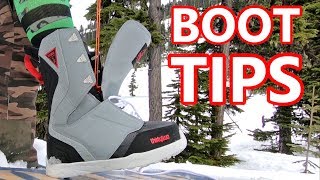 #5 Snowboard begginer - How to put on snowboard boots