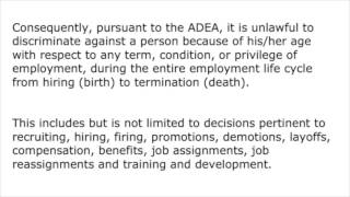 The Age Discrimination in Employment Act