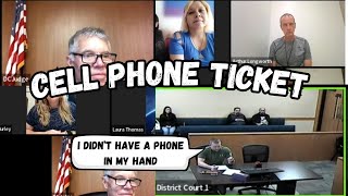 Truck Driver Challenges Cell Phone Ticket