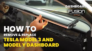 How to Remove and Replace Your Tesla Model 3 and Model Y Dashboard (READ DESCRIPTION)