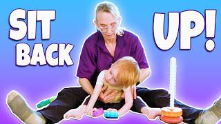 Can’t Sit Back Up? Fix It With This Simple Reach Game 👶🏻➡️⬆️ | SMA Pediatric PT #21