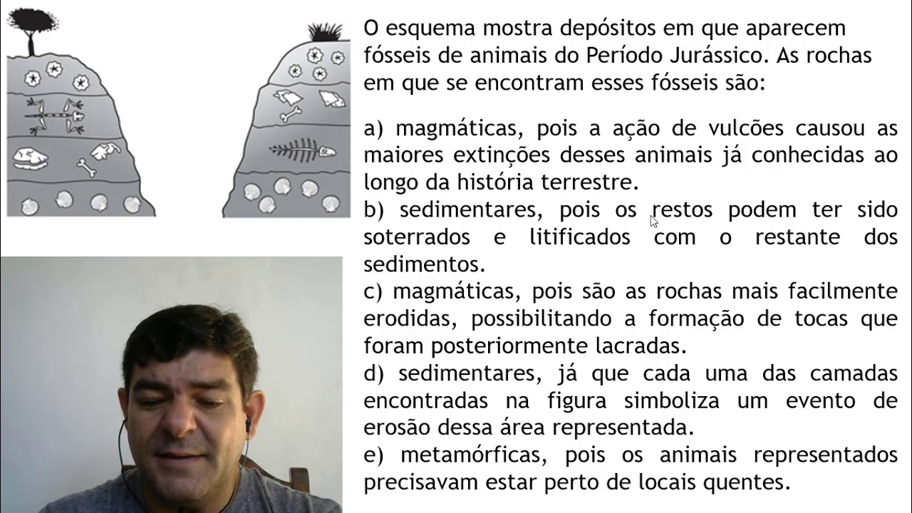 Estrutura Geológica - resolução de exercícios