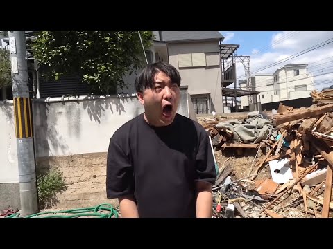 引退したガードマンの家クレーンで解体してみたドッキリ【最終回】