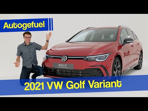 2021 VW Golf Variant vs Alltrack PREVIEW all-new Volkswagen Golf Variant Mk 8 - Autogefuel