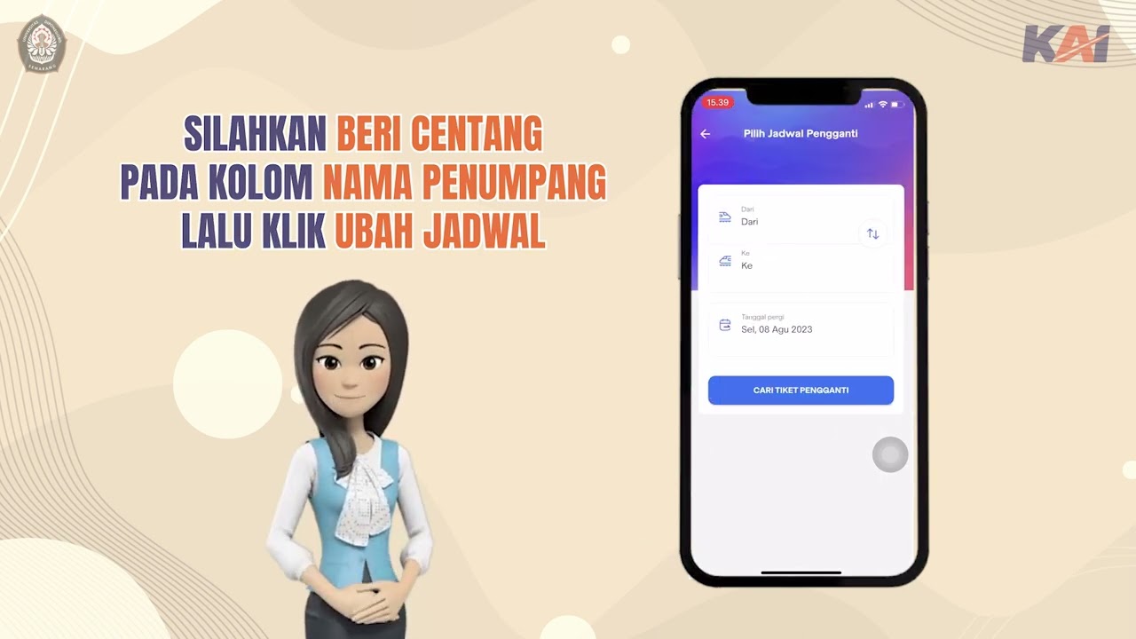 Cara Mengubah (Reschedule) Jadwal Tiket Kereta Api Melalui Aplikasi Access By KAI