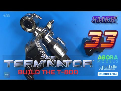 Agora Models Build the T-800 Terminator Pack 4 Stage 33 - Left Shoulder Details