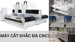 Máy cắt và khắc đá cnc IRONWOOD. Chiếc máy cần thiết để thi công nhà bếp, nhà tắm hiện đại!
