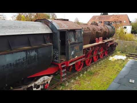 DRB Dampflok Class52 & Dienstwagen | Lost Place | 4k