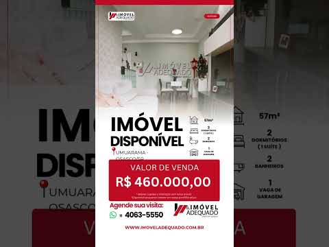 🏢 Apartamento à Venda no Condomínio Innova São Francisco – 57m² com Suíte | Umuarama – Osasco/SP 🏢