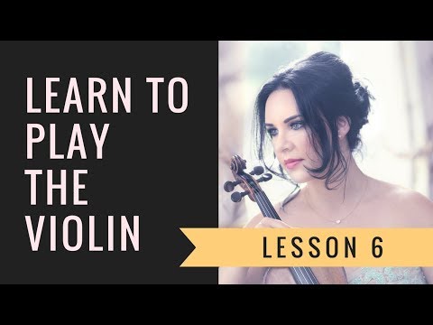 Learn the VIOLIN ONLINE | Lesson 6/30 - Learning the 1st finger notes