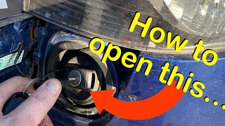 How to Open Your Locking Petrol Cap, a Simple Guide by a Simple Bloke (C1/Aygo/107/CityBug/Car)