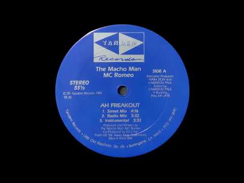 The Macho Man MC Romeo – AH Freakout / Crime  (Tandem Records 1989)