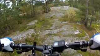 preview picture of video 'Mountain Biking at nearby Etelä-Haaga, Helsinki Finland'