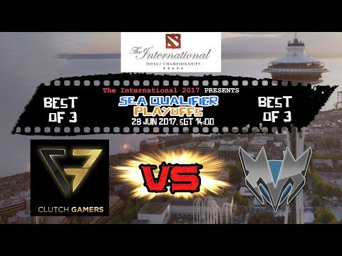 Clutch Gamers vs Mineski.GGNetwork The International 2017 Southeast Asia Qualifier