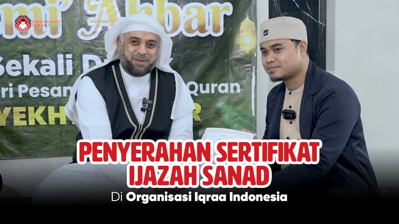 Penyerahan Ijazah Sanad Ulul Arham