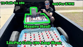 Buying 40kwh of Lifepo4 Calb CA180 Battery Cells 35$ Per Cell!  For Solar Storage And More!