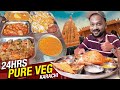 Eating Pure Veg In Karachi For 24 Hours Challenge Pakistan Street Food