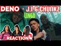 DENO - Lingo (Official Music video) ft. J.I & CHUNKZ | UK REACTION 🇬🇧🔥