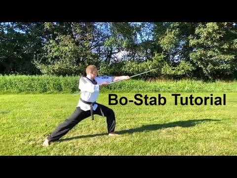 Stockkampf Tutorial Kämpfen mit dem Bo Stab Techniken vs Spins