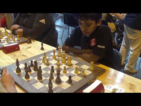 GM Rameshbabu Praggnanandhaa - Nikita Kuznecovs, Blitz chess, Reti opening