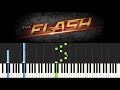 The Flash - Main Theme (Piano Tutorial + sheets)