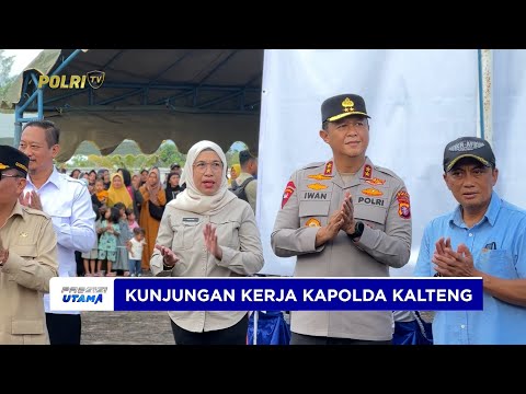 KAPOLDA KALTENG DAMPINGI GUBERNUR DALAM KUNJUNGAN KERJA DI KABUPATEN SUKAMARA