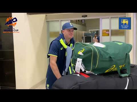 Australia Team Arrival | ICC Men's T20 Cricket World Cup 2026 | #srilankacricket
