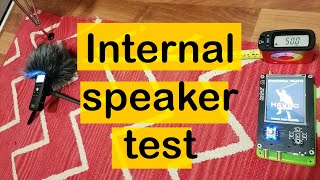 HackRF Portapack H2 case speaker test