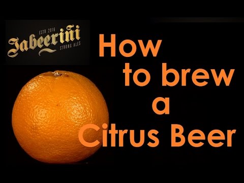 HBW JabeerIni home brews - How to brew a Citrus Beer