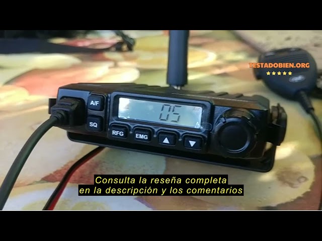 Vídeo relacionado con Radio CB PNI Escort HP 6500, Banda Ciudadana, multiestándar, 4W, 12V, ASQ, Ganancia RF, enchufe de mechero incluido, conmutador AM/FM solo para banda UE