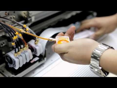 Install a vision eco solvent printer