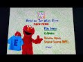 Elmo S World HEAD TO TOE WITH ELMO DVD Menu Walkthrough