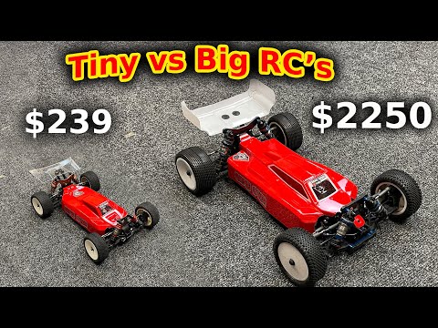 Cheap Small RC vs PRO Racer